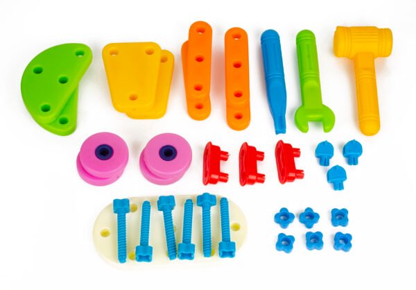 Modello jr Plastic DIY screw nut building set